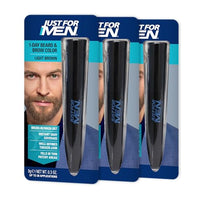 Thumbnail for Image 15 of Light Brown / 1 Count (Pack of 3) for the product Just for Men 1-Day Beard & Brow Color