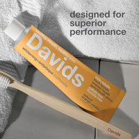 Thumbnail for Image 5 of Davids Kids & Adults Fluoride Free Whitening Orange Vanilla 5.25oz