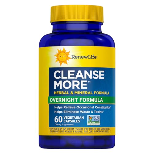 Image 1 of 60 Count (Pack of 1) for the product Renew Life Cleanse More Vegetarian Capsules