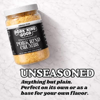 Thumbnail for Image 4 of Pork King Good Unseasoned Pork Rind Panko Bread Crumbs 2 Pack, Gluten Free