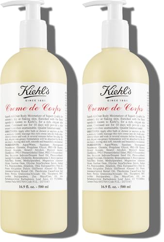 Image 2 of 16.9 Fl Oz / 500 ml (Pack of 2) for the product Kiehl's Creme de Corps Body Lotion
