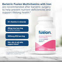 Thumbnail for Image 7 of Bariatric Fusion Bariatric Multivitamin with Iron for Women, 90 Count