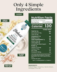 Thumbnail for Image 2 of Elmhurst 1925 Vanilla Cashew Milk Unsweetened - 32 Fl Oz (6-Pack)