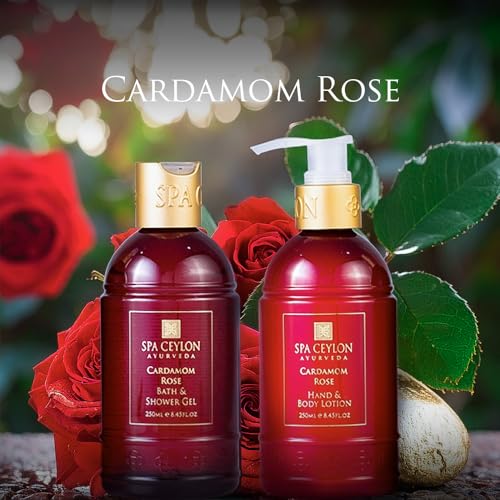 Image 4 of SPA CEYLON Cardamom Rose Bath and Body Duo Set 250ml x 2
