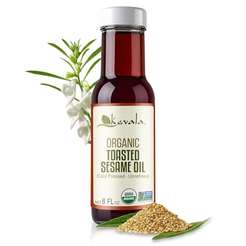 Image 2 of 8 Fl Oz (Pack of 1) for the product Kevala Organic Toasted Sesame Oil