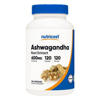 Thumbnail for Nutricost Ashwagandha Root Capsules 600 Mg 120 Count