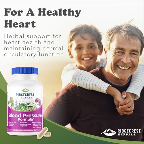 Image 7 of RidgeCrest Herbals Blood Pressure Herbal Formula Circulation Support 60 Ct