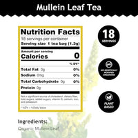 Thumbnail for Image 2 of Buddha Teas Organic Mullein Leaf Tea - Herbal Tea & Caffeine Free
