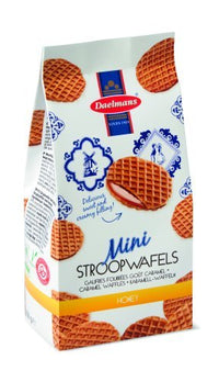 Thumbnail for Image 2 of Daelmans Mini Honey Stroopwafels, Waffle Cookies - 7.04 Oz Bag