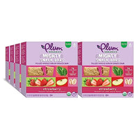 Thumbnail for Image 1 of Default Title for the product Plum Organics Mighty Snack Bars - Strawberry - 0.67 oz Bars (Pack of 48)