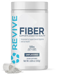 Thumbnail for Image 2 of Unflavored for the product Revive MD Fiber Supplement for Digestive & Gut Health - 5g Dietary Fiber, Chocolate, 30 Servings