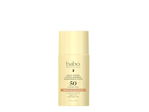 Image 1 of Default Title for the product Babo Botanicals Daily Sheer Tinted Mineral Sunscreen SPF 50 Vegan