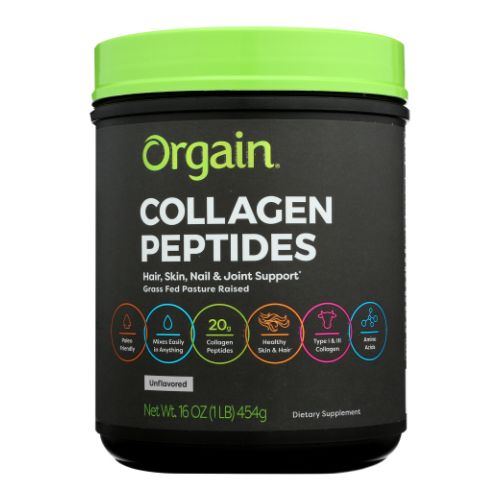 Orgain Collagen Peptides Protein Powder Grass Fed 1 lb