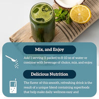 Thumbnail for Image 6 of Organifi GO Packs - Green Juice - Organic Superfood Supplement Powder - 15 Travel Packs