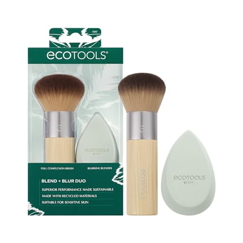 Image 1 of Default Title for the product EcoTools Blend + Blur Makeup Brush and Sponge Duo