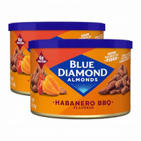 Thumbnail for Image 1 of Default Title for the product Blue Diamond Almonds Habanero BBQ Flavored Snack Nut 6 oz. Pack of 2