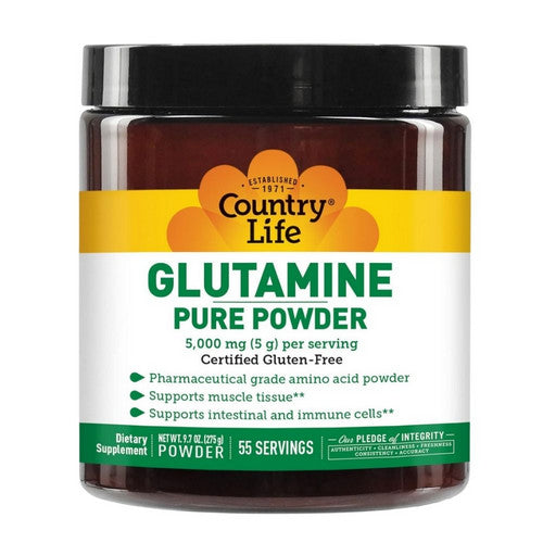 Country Life Glutamine Pure Powder 9.7 Oz
