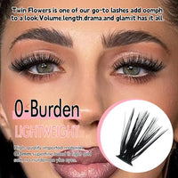 Thumbnail for Image 6 of Azenlo Natural Lash Clusters Kit Wispy Eyelash Clusters 120 pcs Cluster Eyelash Extensions C Curl Individual Lashes 10-16 mm Mix Length Natural Look (Left&Right 80D KIT 120Pcs)