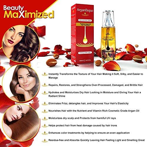 Image 7 of Arvazallia Premium Argan Oil Hair Treatment and Leave-in Mask & Hydrating Conditioner Spray Bundle