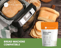 Thumbnail for Image 4 of Kate Naturals Dry Whole Milk Powder for Baking, Coffee & Milkshakes (12oz)