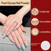 Thumbnail for Image 6 of Artdone Chrome Nail Powder Nail Art Fimo 16 Jars 1g Each