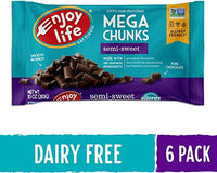 Thumbnail for Image 2 of Enjoy Life Baking Chocolate, Semi Sweet Mega Chunks, 10 Ounce Bags (Pack of 6)