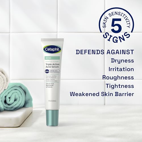 Image 3 of Cetaphil Gentle Clear Acne Serum Salicylic Acid Treatment, 1oz