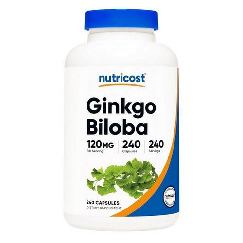 Nutricost Ginkgo Biloba Capsules 120 Mg 240 Count