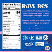 Thumbnail for Image 2 of Raw Rev Glo Protein Bar, Double Chocolate Brownie Batter, 12 Bars