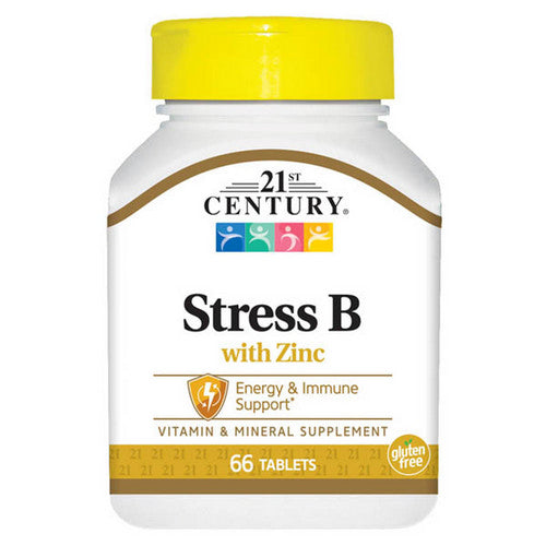 21st Century Stress B with Zinc 66 Tabs