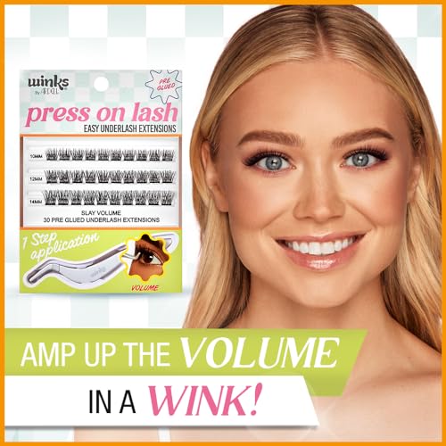 Image 4 of Ardell Winks Press On Eyelash Extensions, Volume, 30 Individual Lashes, 1 Pack