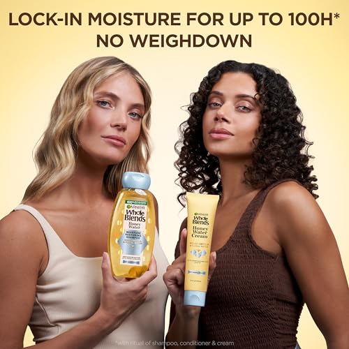 Image 7 of Garnier Whole Blends Honey Water Moisture Restoring Conditioner, 26.6 Fl Oz