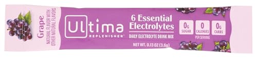 Image 1 of Default Title for the product Ultima Replenisher Grape Electrolyte Drink Mix Single, 0.13 OZ