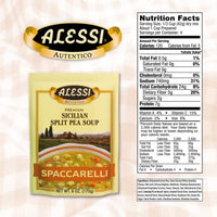 Thumbnail for Image 2 of Alessi Autentico Premium Soups, Traditional Flavors, 6oz Pack of 6