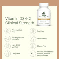 Thumbnail for Image 3 of Dr. Murray's Vitamin D3-K2 with Coconut Oil MCTs, 5,000 IU, 60 Vegan Caps