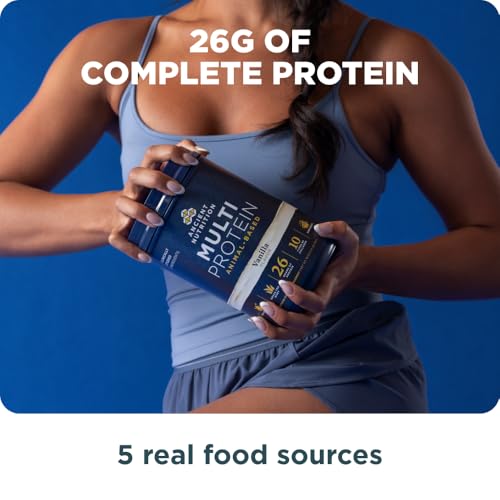 Image 8 of Ancient Nutrition Grass Fed Multi Protein, Bone Broth, Whey
