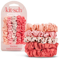 Thumbnail for Image 1 of Assorted Cherry Blossom for the product Kitsch Satin Scrunchies for Women