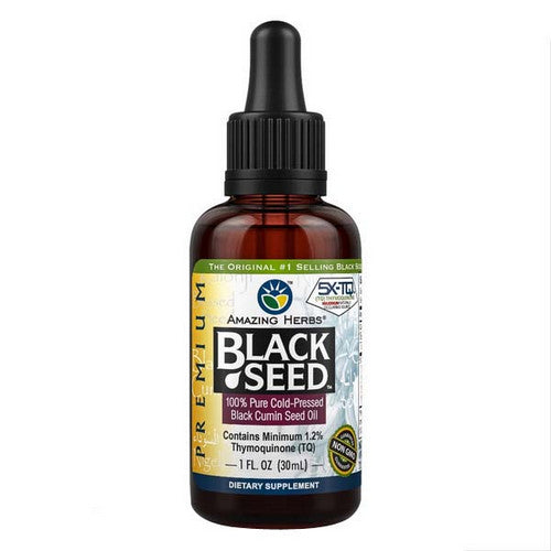 Amazing Herbs Black Seed Oil 1 oz