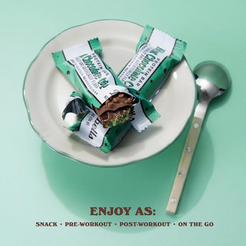 Image 5 of BAREBELLS Mint Chocolate Crisp Protein Bar 55g 2-pack
