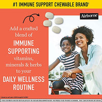 Thumbnail for Image 7 of Airborne 1000mg Vitamin C  Zinc Immune Support Supplement Chewable Tablets, Very Berry & Citrus Flavor, 116 Count
