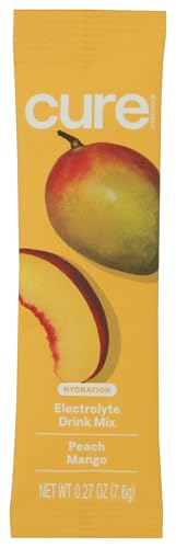 Image 1 of Default Title for the product Cure Hydration Peach Mango Hydration Mix 8ct