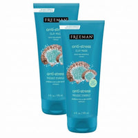 Thumbnail for Image 1 of 6 Ounce (Pack of 2) / Anti-Stress Dead Sea Minerals for the product Freeman Dead Sea Minerals Anti-Stress Clay Facial Mask 6 fl. oz./175 mL Tube Pack of 2