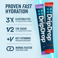 Thumbnail for Image 2 of DripDrop Hydration Berry & Orange Bundle, Electrolyte Packets, 64 Count