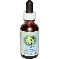 Thumbnail for Image 1 of Default Title for the product FLOWER ESSENCE SERVICES Holly Dropper Herbal Supplements, 1 Ounce