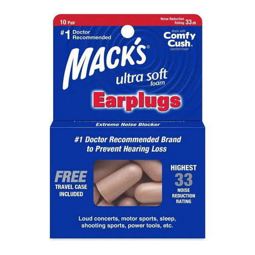 Mack's Ultra Soft Foam Earplugs 10 Count
