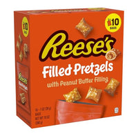 Thumbnail for Image 3 of Peanut-Butter / 10 Ounce (Pack of 1) for the product Reese's Filled Pretzels Peanut Butter Nuggets