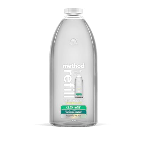 Image 1 of Eucalyptus Mint / 68 Fl Oz (Pack of 1) for the product Method Daily Shower Cleaner Refill
