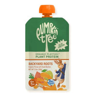 Thumbnail for Image 7 of Pumpkin Tree Peter Rabbit Organics Playfuel with Plant Protein, Backyard Roots, 3.5 Ounce (Pack of 10)