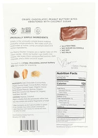 Thumbnail for Image 2 of Simply Gum Peanut Butter Crispies Dark Chocolate Bars, 4 Ounce