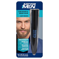 Thumbnail for Image 3 of Light Brown / 1 Count (Pack of 1) for the product Just for Men 1-Day Beard & Brow Color
